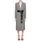 Givenchy Women's Houndstooth Wool One-button Coat-black