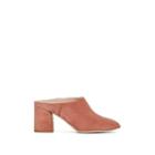 Tod's Women's Pink Suede Mules - Pink