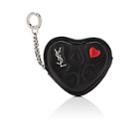 Saint Laurent Women's Matelass Hearts Coin Purse-black