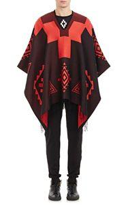 Marcelo Burlon County Of Milan Blest Poncho-red