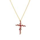 Pamela Love Fine Jewelry Women's Cross Pendant Necklace - Red