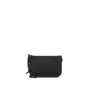Loewe Women's Gate Leather Double Pouch Shoulder Bag - Black