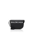 Balenciaga Women's Ville Day Leather Crossbody Bag - Black