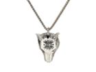 Gucci Men's Anger Forest Wolf Head Pendant Necklace