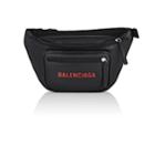 Balenciaga Men's Everyday Leather Belt Bag-black