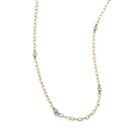 Cathy Waterman Women's White Diamond Chain Necklace - Silver