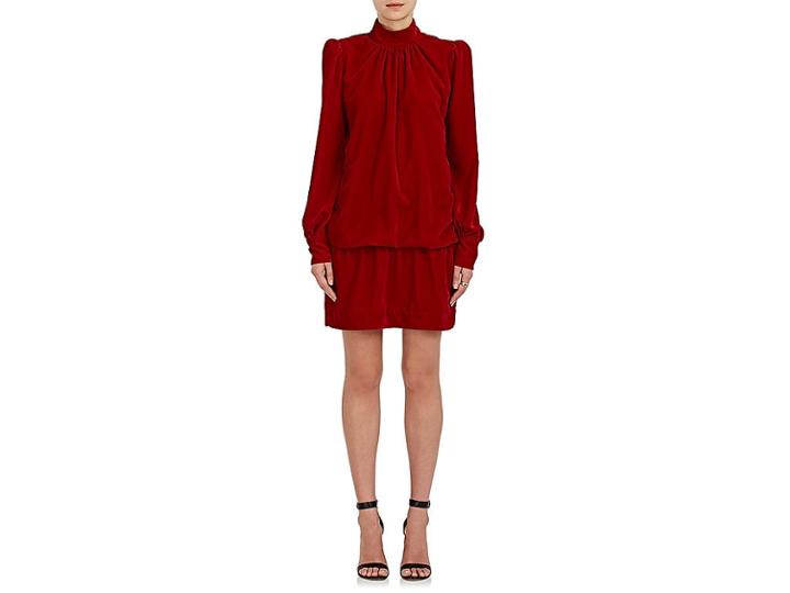 Marc Jacobs Women's Velvet Drop-waist Dress