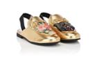 Gucci Princetown Leather Slingback Slippers