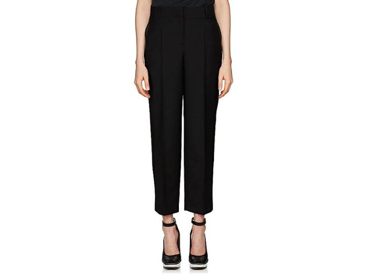 Givenchy Women's Mohair-wool Canvas Tuxedo Trousers