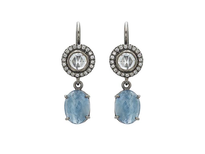 Zoe Women's Diamond & Sapphire Drop Earrings