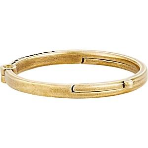 Giles And Brother Men's Latch Cuff Bangle-gold