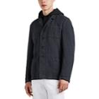 Massimo Alba Men's Linen Piqu Work Jacket - Gray
