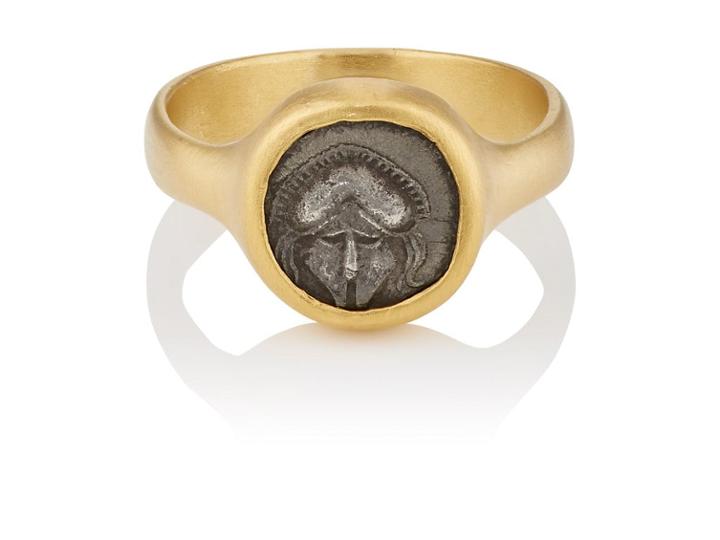 Eli Halili Women's Ancient Corinthian Helmet Coin Ring