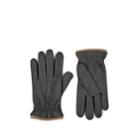 Barneys New York Men's Cashmere-lined Deerskin Gloves - Gray