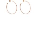 Tate Women's Rose Gold Hoop Earrings-rose Gold