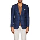 Cifonelli Men's Montecarlo Checked Wool-blend Two-button Sportcoat - Blue