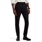 John Varvatos Men's Cotton-blend Jacquard Slim Trousers - Black