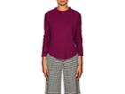 Derek Lam Women's Cashmere Shirttail-hem Sweater