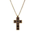 Gucci Men's Large Cross Necklace - Black