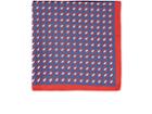 Kiton Men's Geometric-print Silk Pocket Square
