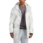 Rossignol Men's Gravity Camouflage Hooded Down Parka - White Pat.