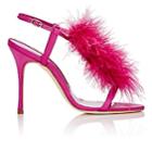 Manolo Blahnik Women's Eila Sandals-pink Satin