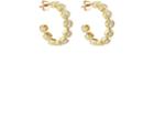 Jennifer Meyer Women's Bezel-set White Diamond Hoop Earrings