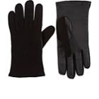 Barneys New York Men's Tech-smart Suede Gloves-black