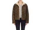 R13 Women's Leopard-print Cotton-blend Trucker Jacket