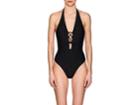 Milly Women's Lace-up One-piece Swimsuit