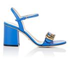 Gucci Women's Marmont Leather Sandals - Md. Blue
