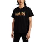 Amiri Men's Flame-logo Cotton Jersey T-shirt - Black