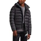 Rossignol Men's Pleated Quilted Tech-fabric Jacket - Dark Gray