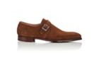 Crockett & Jones Men's Monkton Suede Monk-strap Shoes