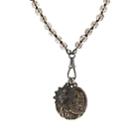 Miracle Icons Men's Vintage-icon Beaded Rosary Necklace - Brown