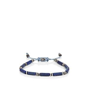 M. Cohen Men's Lapis Lazuli Beaded Bracelet - Blue