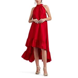 Azeeza Women's Salem Silk Halter Dress - Red