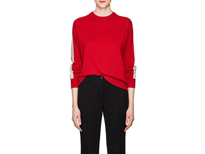 Boon The Shop Women's Mesh-inset Knit Cashmere Sweater