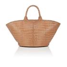 The Row Women's To Go Alligator Tote Bag-taupe