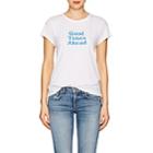 Rag & Bone Women's Good Times Ahead Cotton T-shirt-white