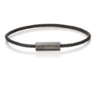 Le Gramme Men's Le 9 Cable Bracelet-black