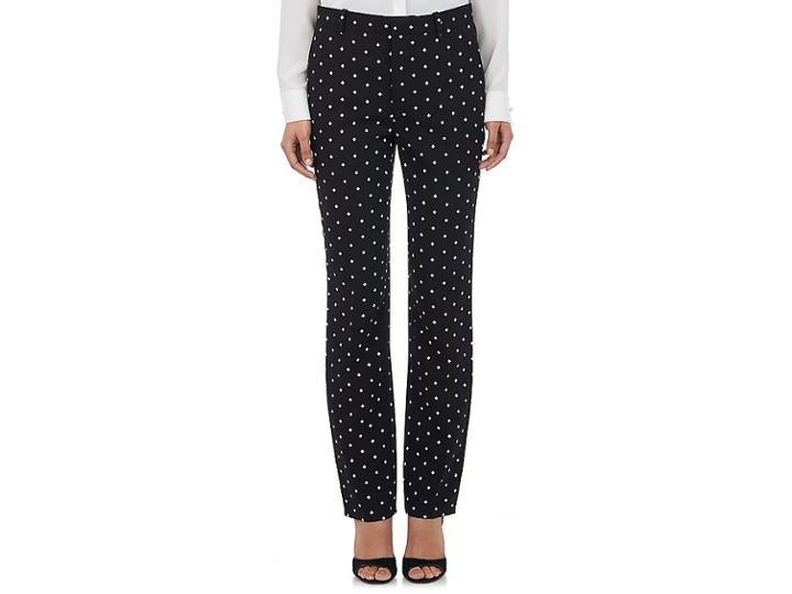 Givenchy Women's Micro Cross-print Cady Trousers