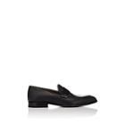 Barneys New York Men's Stamped-leather Penny Loafers - Black