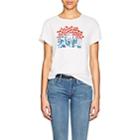 Re/done Women's The Classic Graphic T-shirt-white