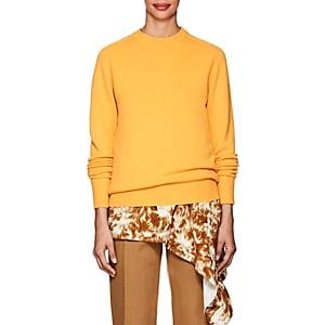 Victoria Beckham Women's Stockinette-stitched Cashmere Sweater-yellow