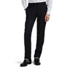 Givenchy Men's Wool-mohair Slim Tuxedo Trousers - Black