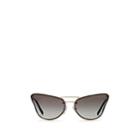 Prada Women's Spr74v Sunglasses - Gold