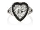 Stephanie Windsor Antiques Women's Art Deco Heart-faced Ring