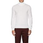 Boglioli Men's Virgin Wool Turtleneck Sweater-white