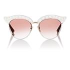 Gucci Women's Gg0212s Sunglasses - White W, Pearls